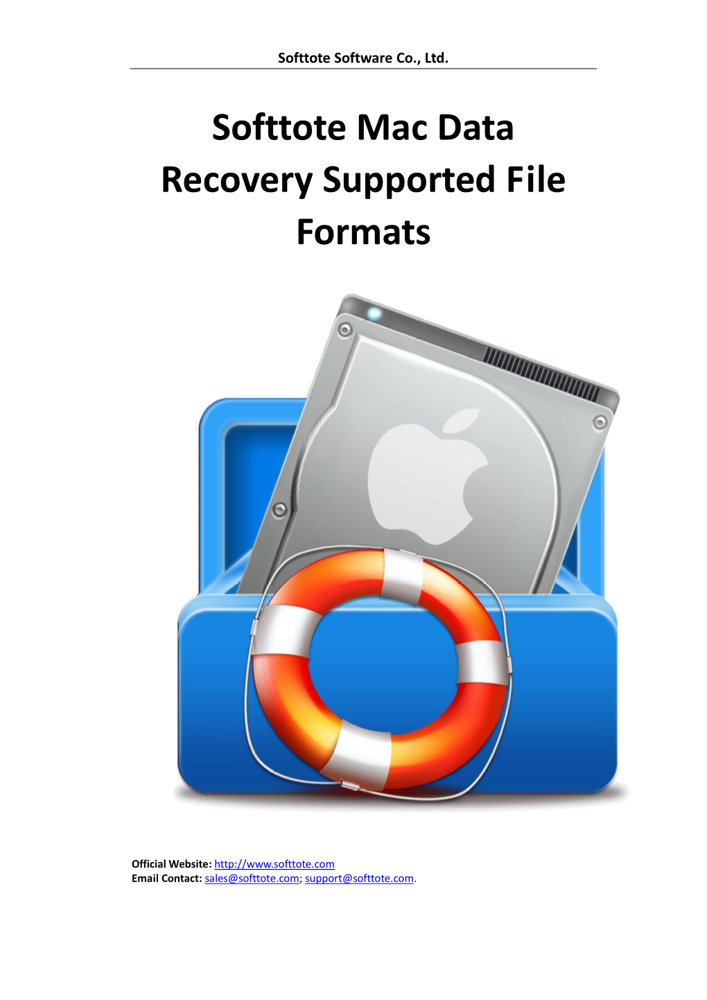 Softtote Mac Data Recovery Supported File Formats