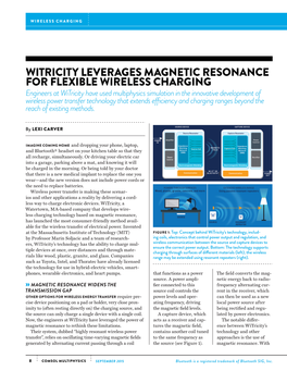 Witricity Leverages Magnetic Resonance for Flexible