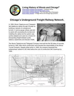 Chicago's Underground Freight Railway Network
