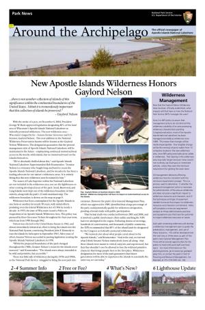 Apostle Islands NL Wilderness Newspaper Article