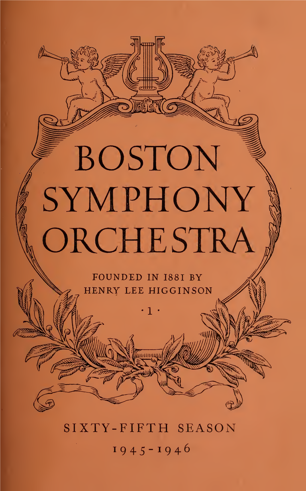 Boston Symphony Orchestra Concert Programs, Season 65,1945-1946, Subscription