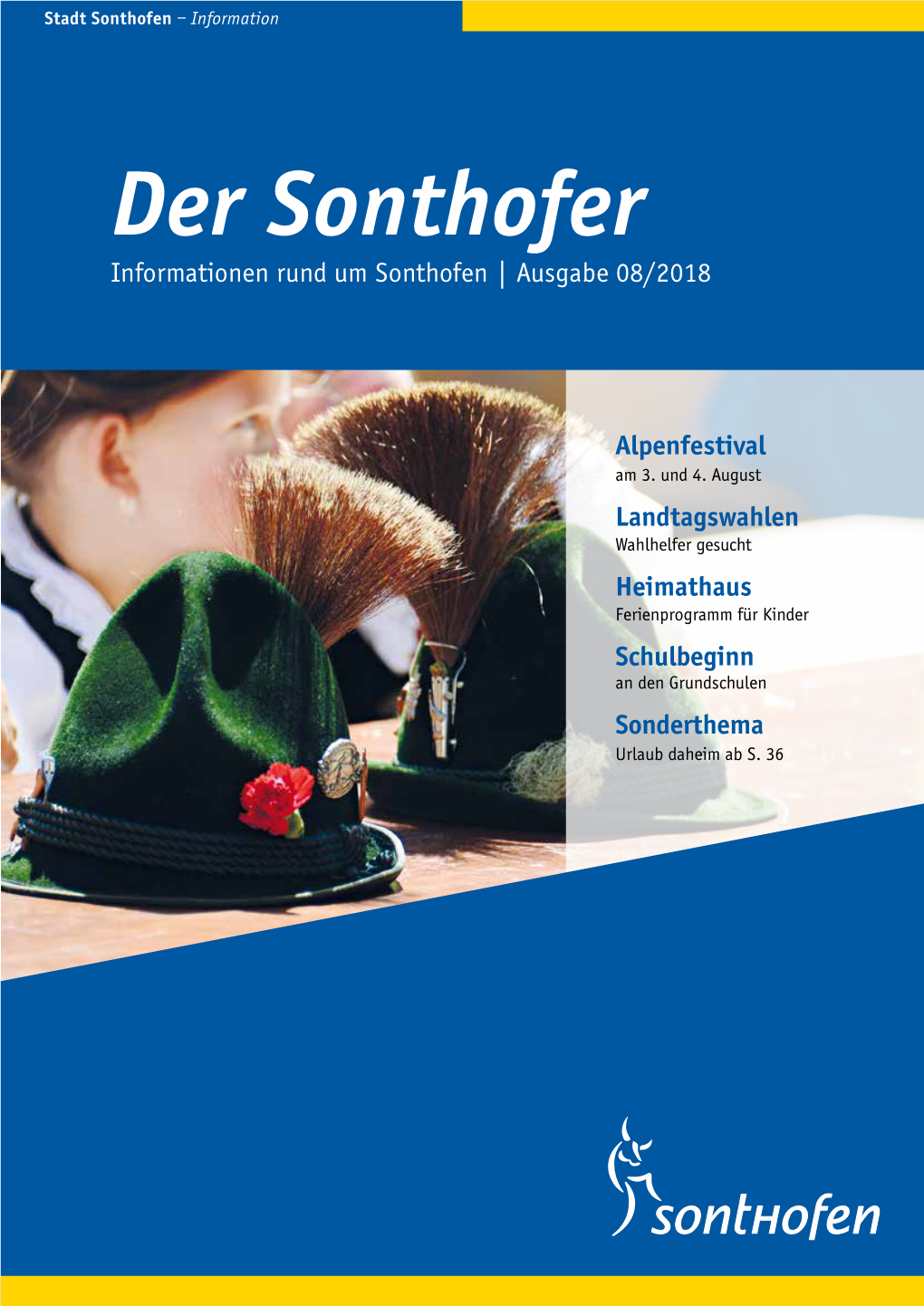 Informationen Rund Um Sonthofen | Ausgabe 08/2018