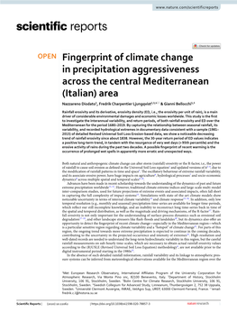 Fingerprint of Climate Change in Precipitation Aggressiveness Across
