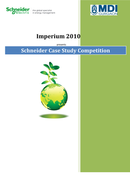 Schneider Case Study Competition