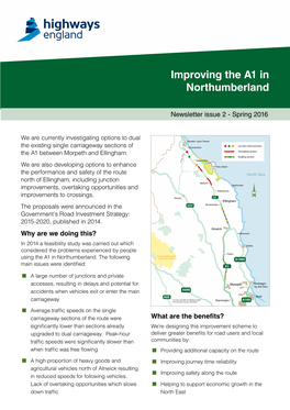 Improving the A1 in Northumberland