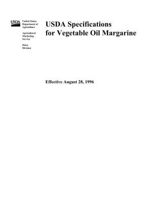 Vegetable Oil Margarine Service