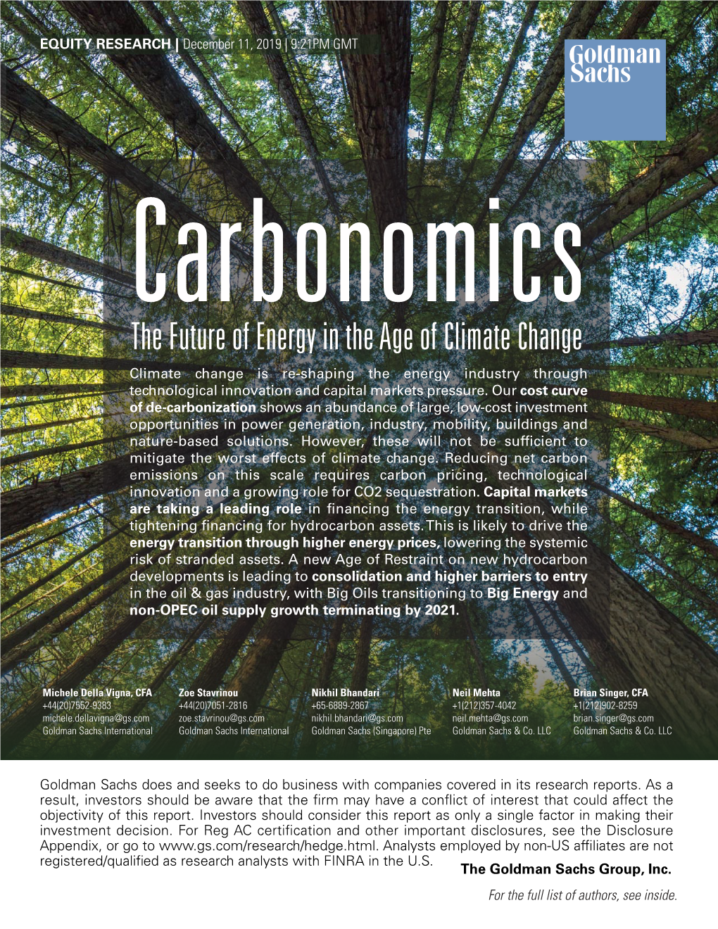 Carbonomics the Future of Energy in the Age of Climate Change