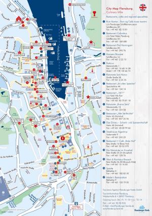 City Map Flensburg Culinary Mile