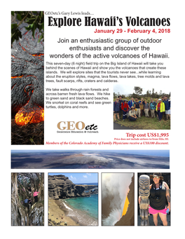 Explore Hawaii's Volcanoes