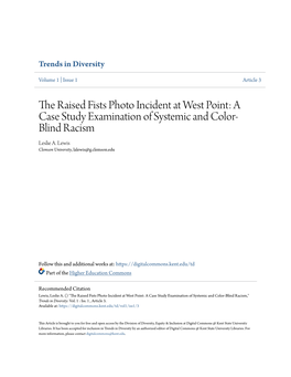 The Raised Fists Photo Incident at West Point Is No Exception