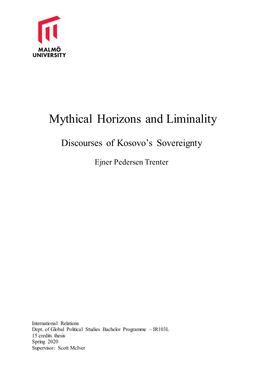 Mythical Horizons and Liminality