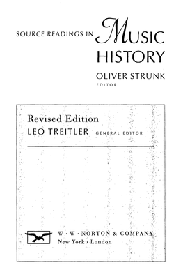 History Oliver Strunk Editor
