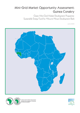 Mini-Grid Market Opportunity Assessment: Guinea Conakry