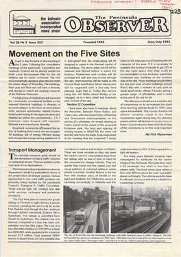 Movement on the Five Sites