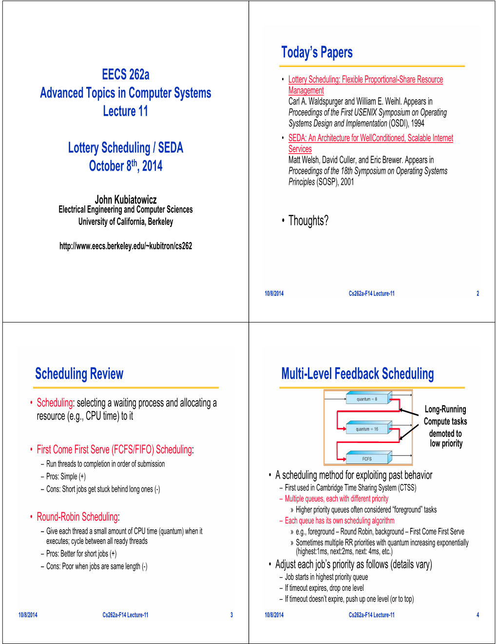 Stride Scheduling