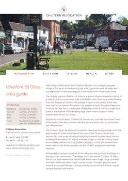 Chalfont St Giles Area Guide
