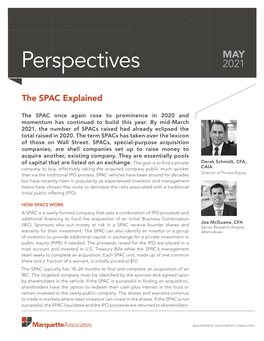 Read &gt; the SPAC Explained