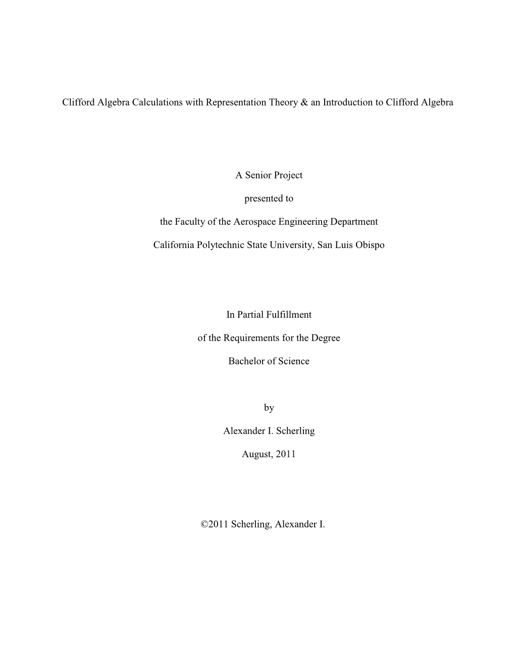 Clifford Algebra Calculations with Representation Theory & An