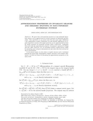 Approximation Properties on Invariant Measure and Oseledec Splitting in Non-Uniformly Hyperbolic Systems
