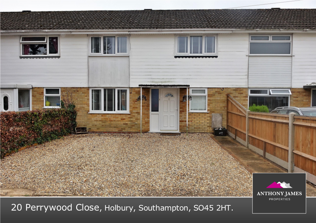 20 Perrywood Close, Holbury, Southampton, SO45 2HT. 20 Perrywood Close Holbury Southampton SO45 2HT