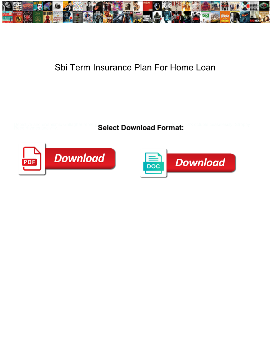 Sbi Term Insurance Plan for Home Loan