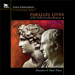 PARALLEL LIVES of the Noble Greek S & Romans