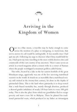 Arriving in the Kingdom of Women