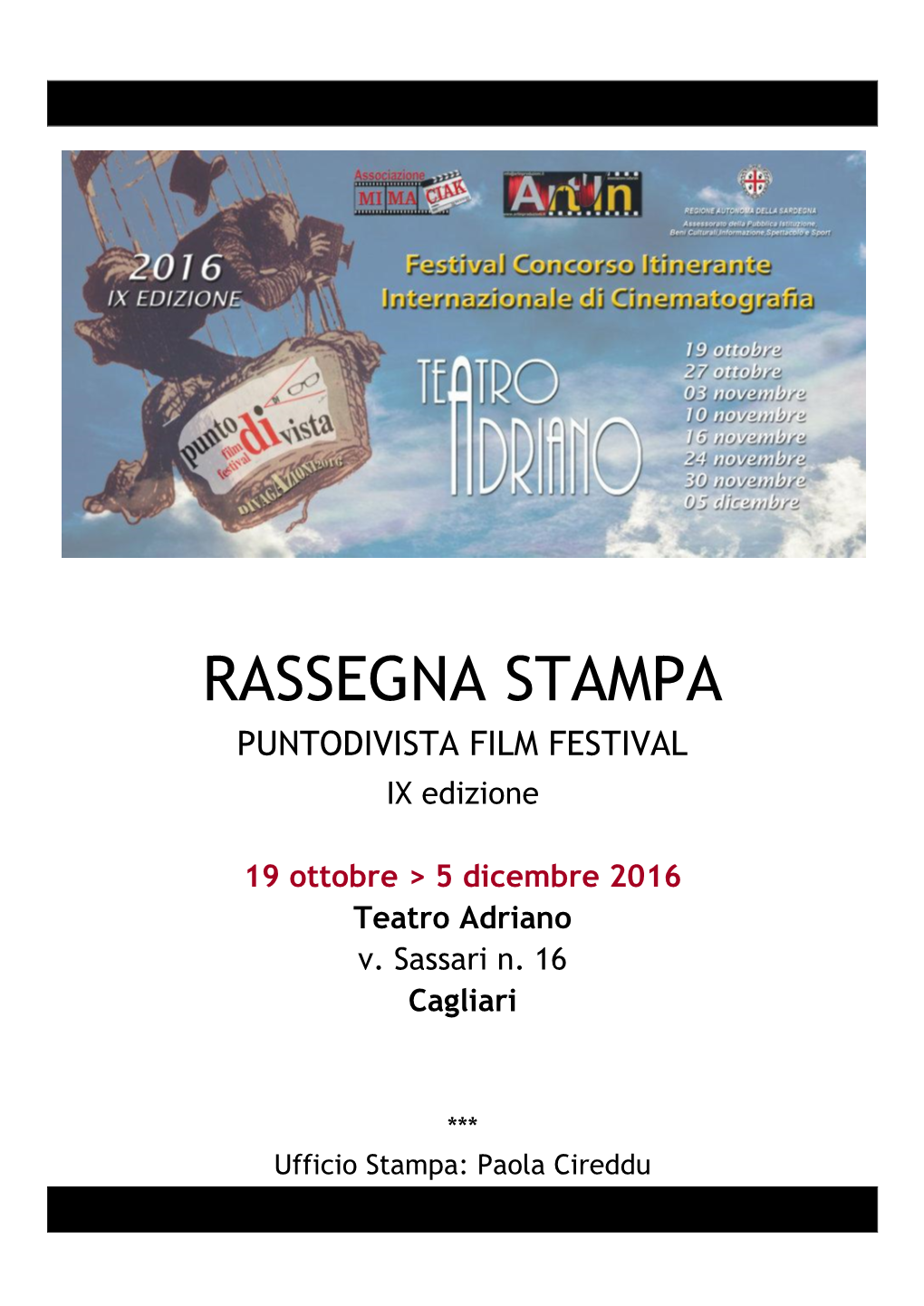 Rassegna Stampa 2016