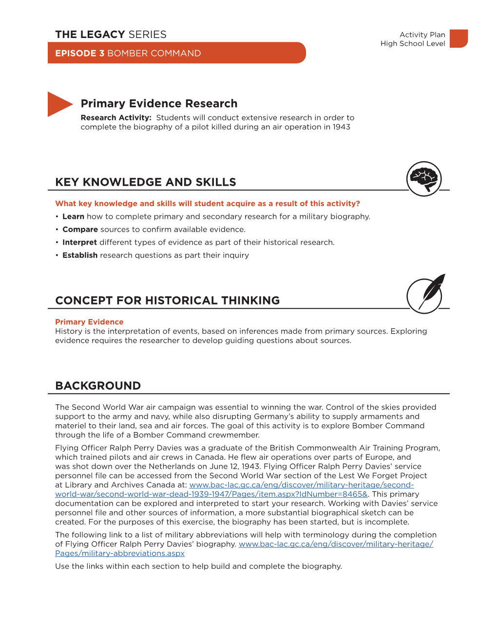 Primary Evidence Research