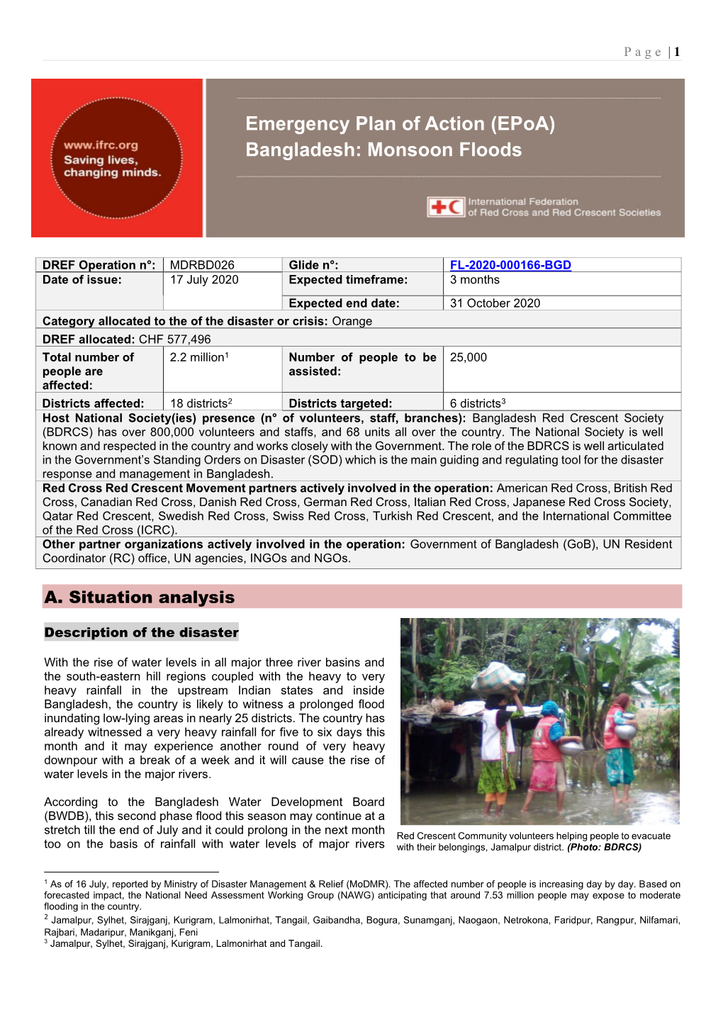 Bangladesh: Monsoon Floods