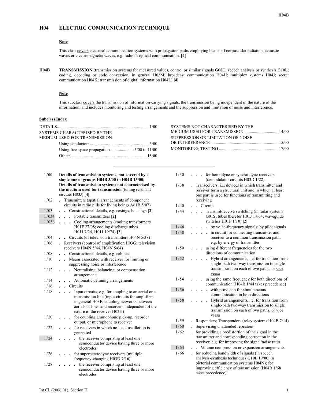 H04 Electric Communication Technique