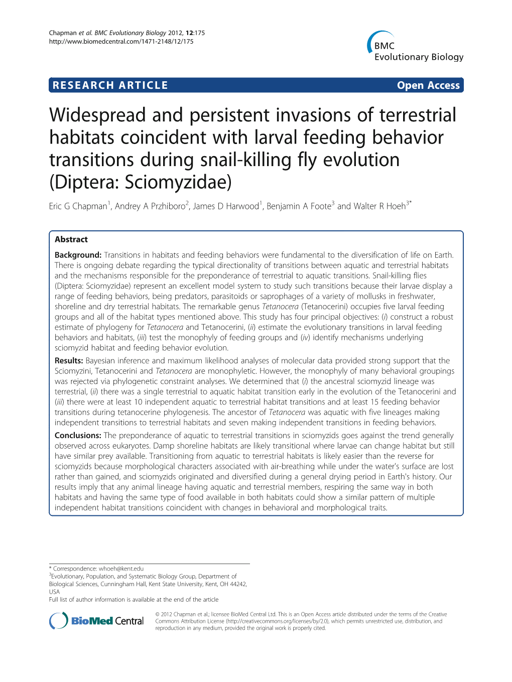 Widespread and Persistent Invasions of Terrestrial