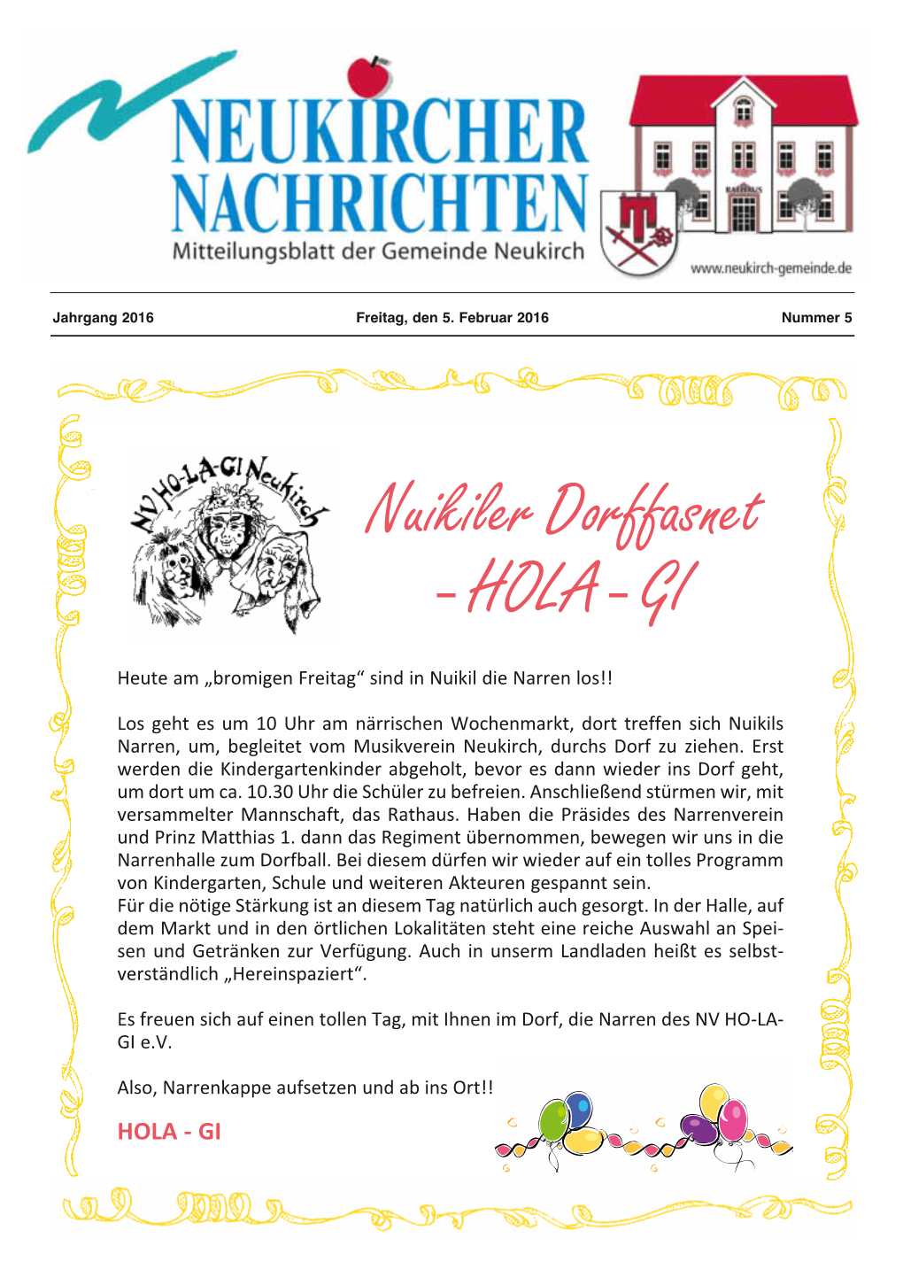 Nuikiler Dorffasnet - HOLA - GI