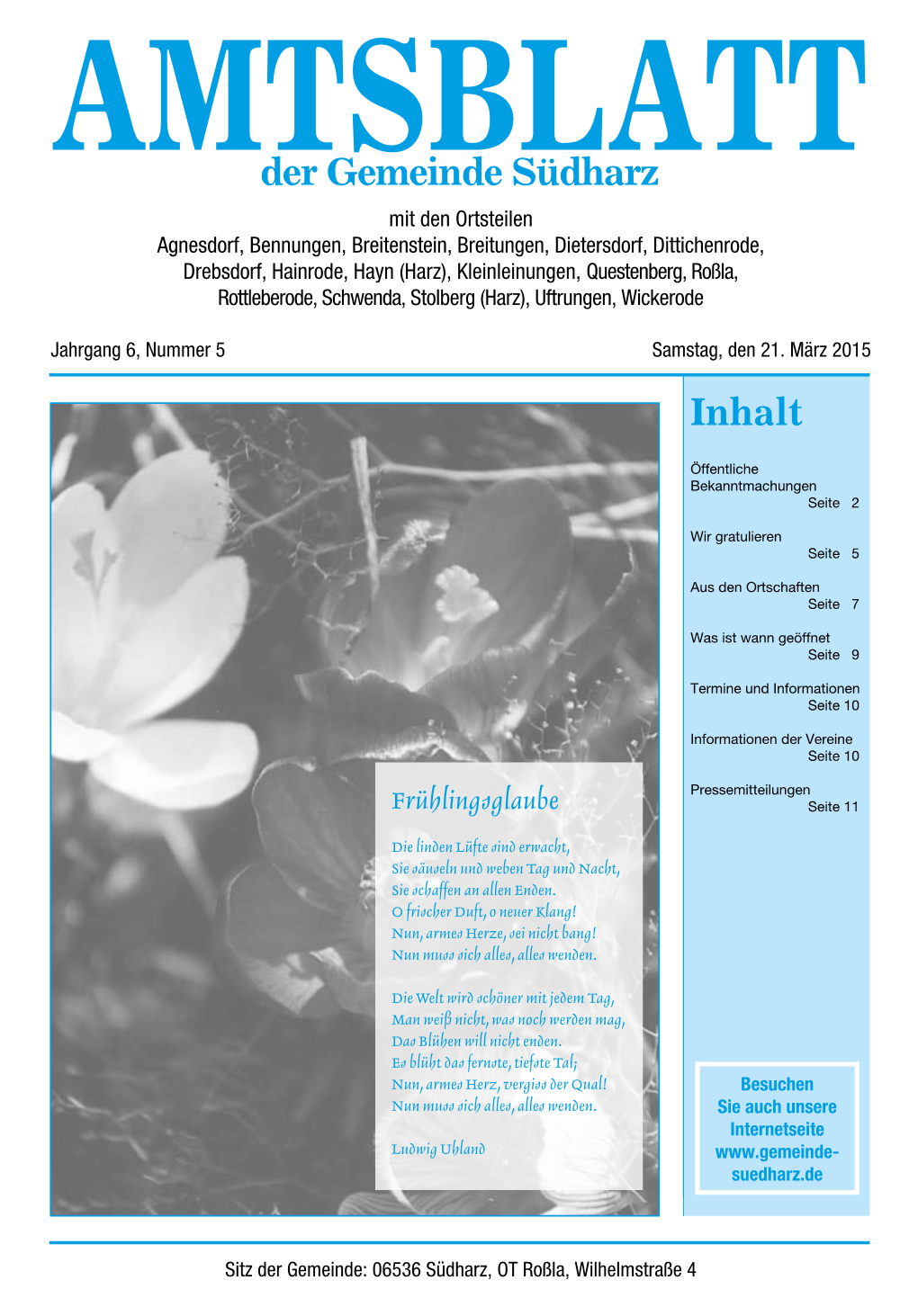 Amtsblatt 05/2015