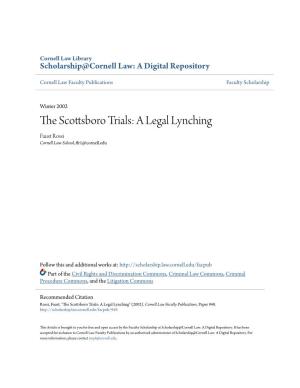 The Scottsboro Trials: a Legal Lynching