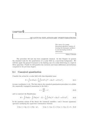 Chapter 6 Quantum Inflationary Perturbations