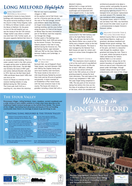 Walking in Long Melford Walk 1 2 - the Southern Loop Melford Hall & Grounds