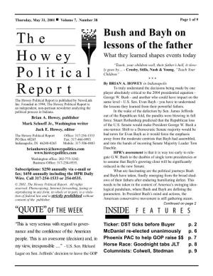 The Howey Political Report Is Published by Newslink Same Level - U.S