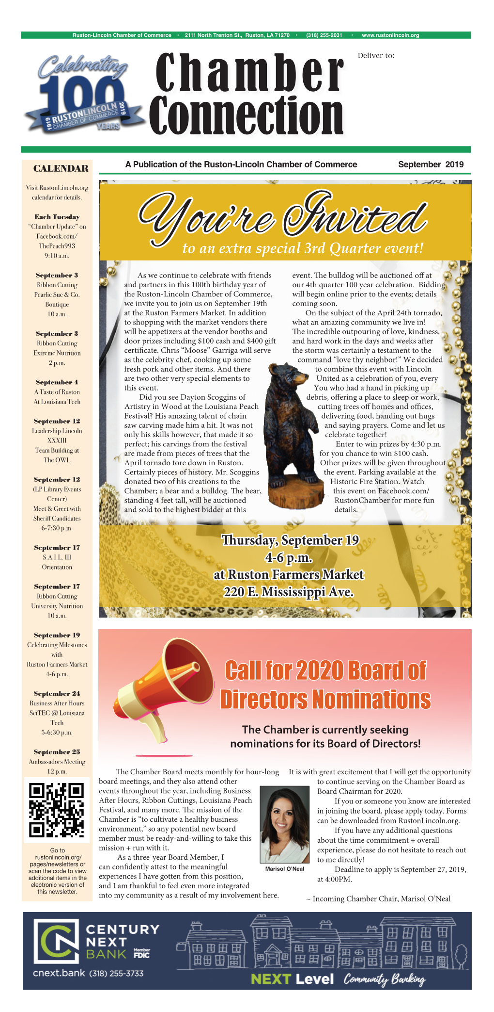 Call for 2020 Board of Directors Nominations