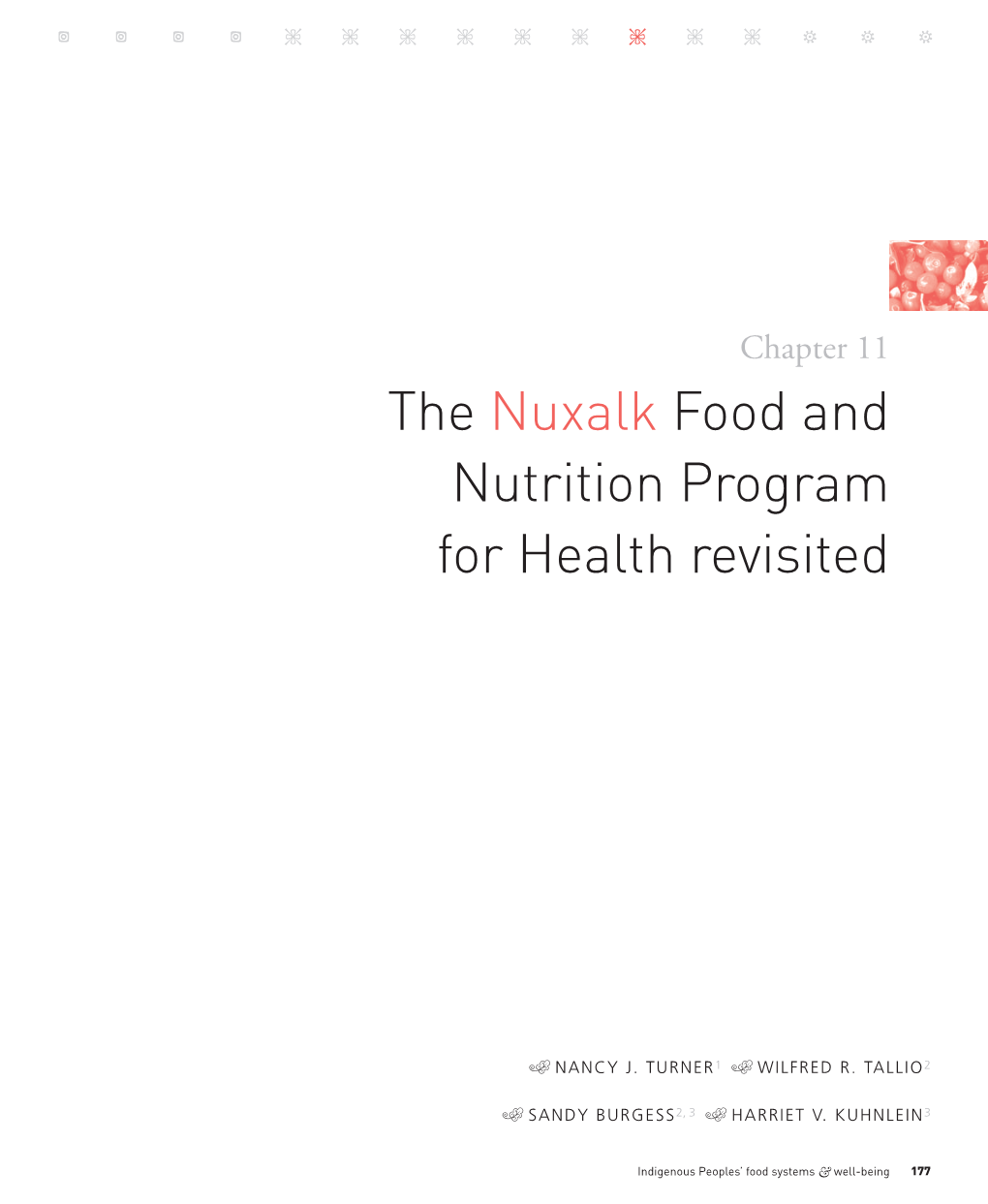 The Nuxalk Food and Nutrition Program for Health Revisited