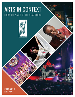 Download the Fall 2018-19 Arts in Context Resource