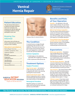 Ventral Hernia Repair