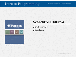 Command-Line Interface