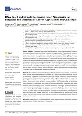 DNA Based and Stimuli-Responsive Smart Nanocarrier for Diagnosis and Treatment of Cancer: Applications and Challenges