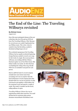 The End of the Line: the Traveling Wilburys Revisited
