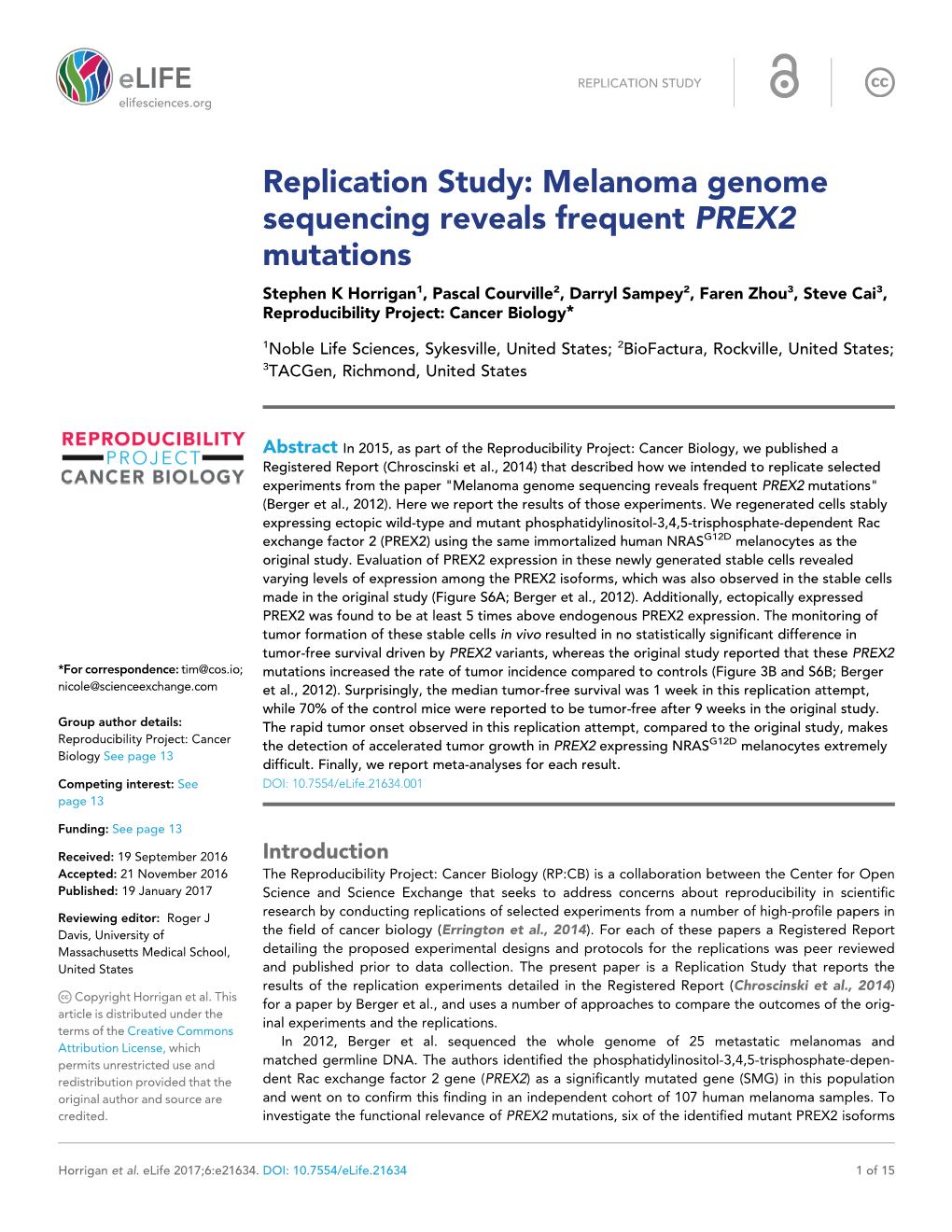 Replication Study