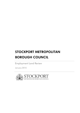 Stockport Employment Land Review, 2015