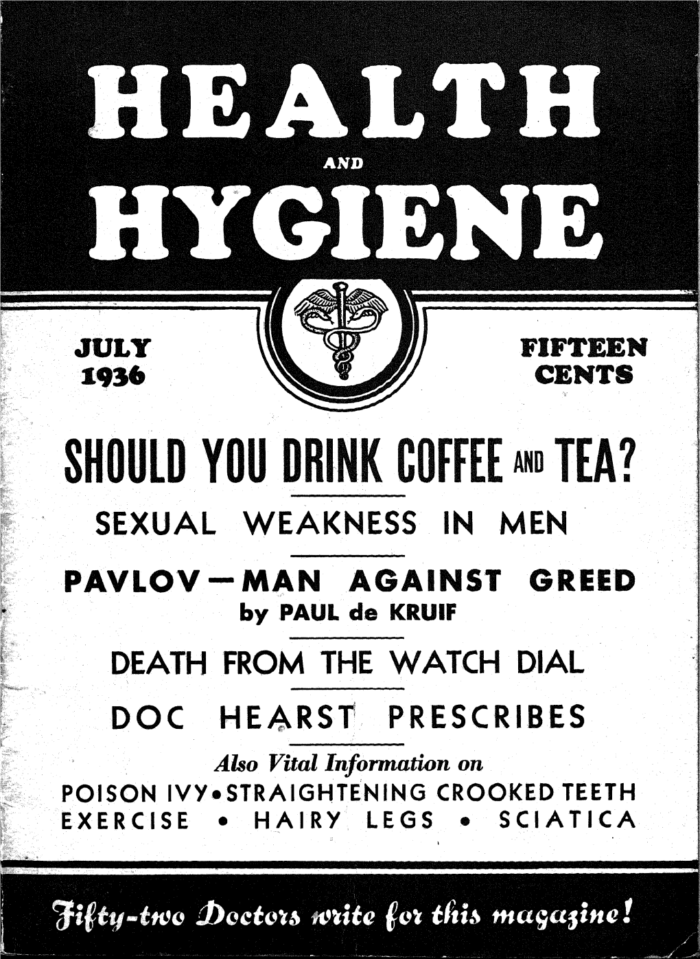 Volume 4, Number 1, July 1936