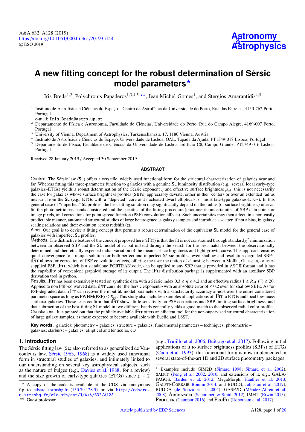 A New Fitting Concept for the Robust Determination of Sérsic Model
