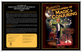 Behold the Secrets of the World's Greatest Conjurer!